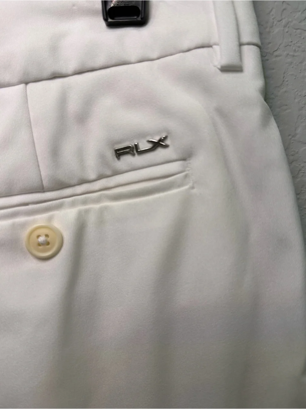 RLX Ralph Lauren Men's White Performance Golf Shorts - Size 31